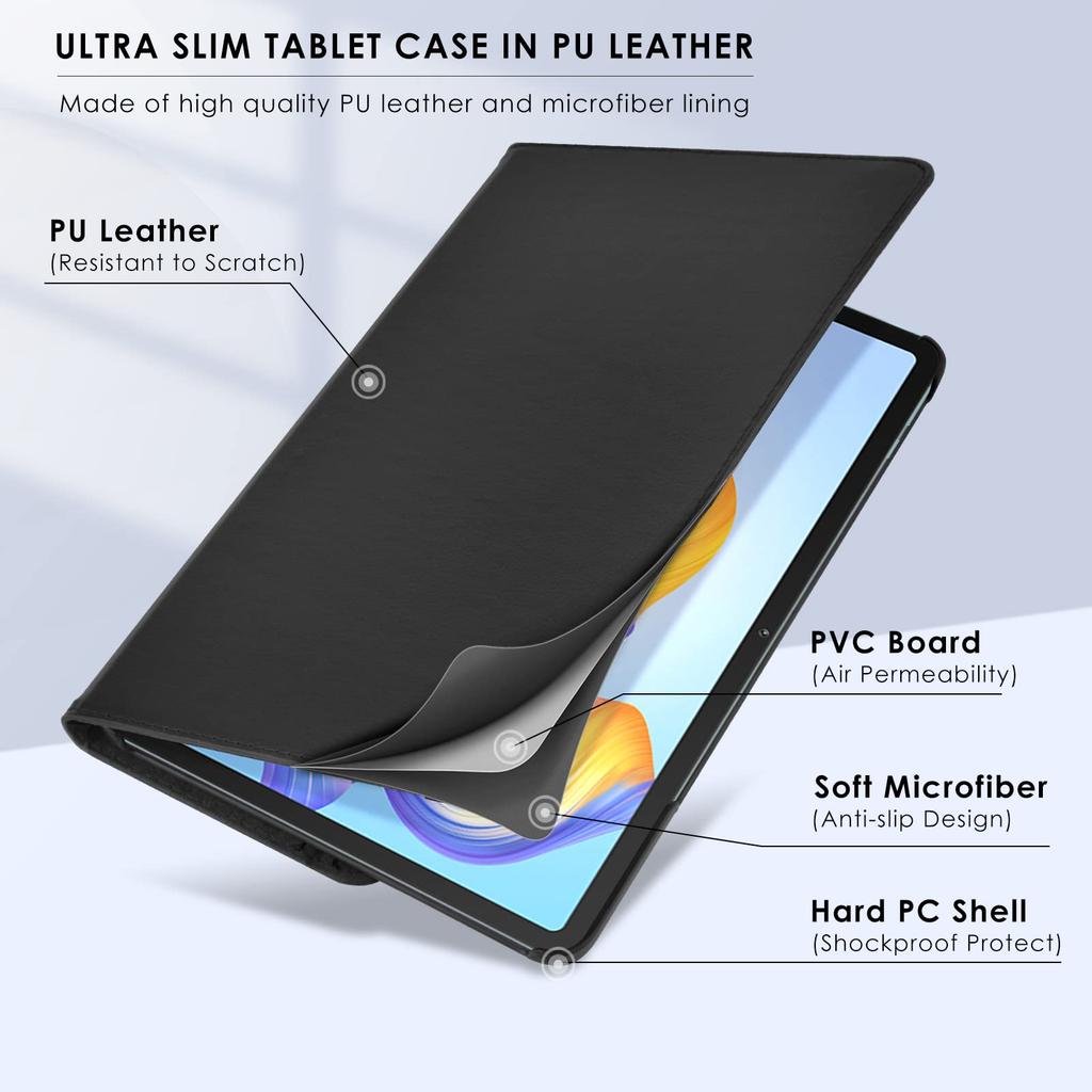 För Galaxy Tab S2 9.7 Fodral 360 Graders Roterande Vändstativskydd för Samsung SM-T810 SM-T813 SM-T815 SM-T819 Hård Baksida Skal