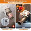 Red Compression Sleeve Puller Tool Aluminium Alloy Remove Pipe Ferrule Nut