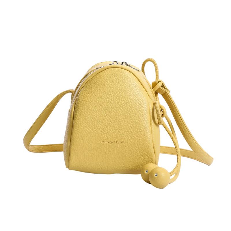 Modische leichte Umhängetasche klein für den Freizeitgebrauch, mehrschichtige Handytasche, Damen-Schultertasche