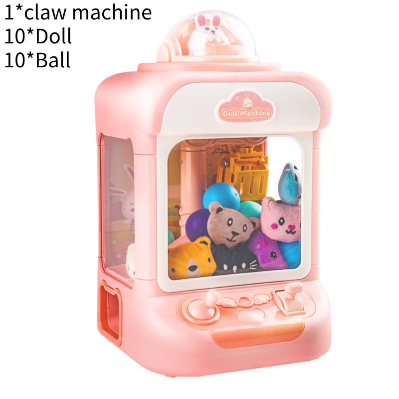 Minor Electric Claw Machine With Dolls Eggs Blue Pink With Lights Gift Kids