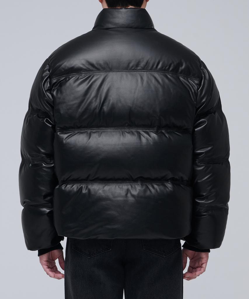 Musinsa Standard Lambskin Down Puffer Short Padded Jacket [Black]