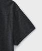 Beulaendideu Soft Slub Crop T-Shirt [Charcoal]