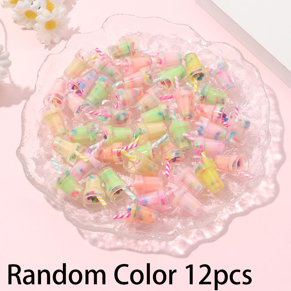 

6/12/18 шт. подвеска из смолы бутылка для воды ювелирные изделия своими руками летний пляж браслет на лодыжку серьги брелок цепочка для телефона 12pcs