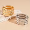 Metal Cuff Bangles Europe American Style Exaggerated Bracelet Exaggerated Wide Open Bangle  Girls