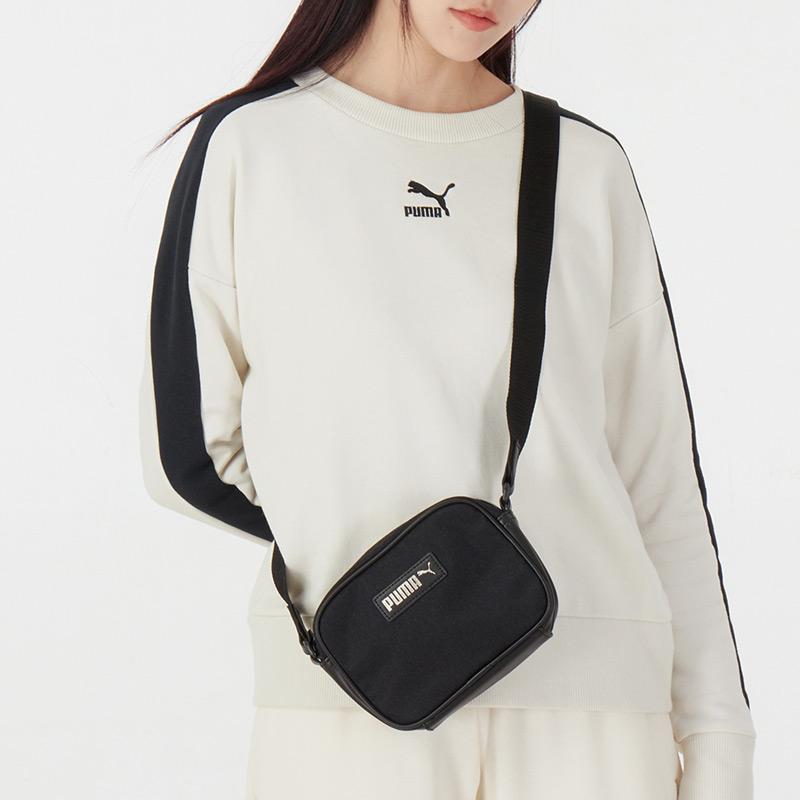 New PUMA Fabric Shoulder Bag, Crossbody Bag Regular Unisex Black 078744-01