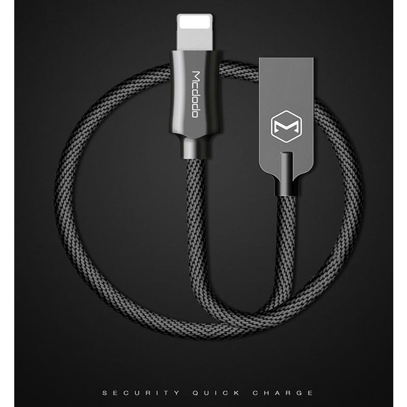 Auto Led Smart Disconnect Lightning Usb Data Charging Cable For Iphone X 7 8