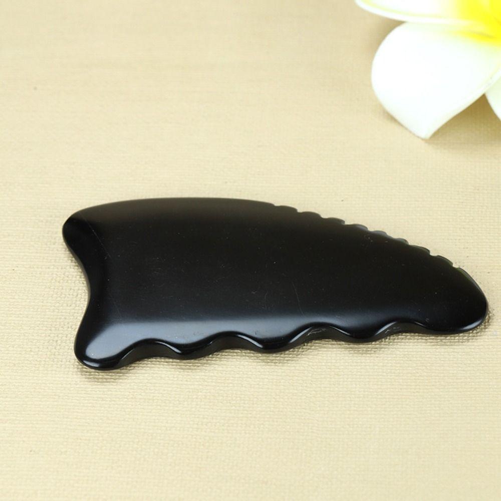 Neck Scraping Bian Stone Gua Sha Board Acupuncture Face Massager Relaxation Skin Care Tool  Girls