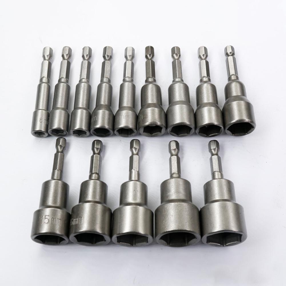 Socket Wrench Hexagon Nut Driver Pistol Drills Chrome Vanadium Steel Drill Bit