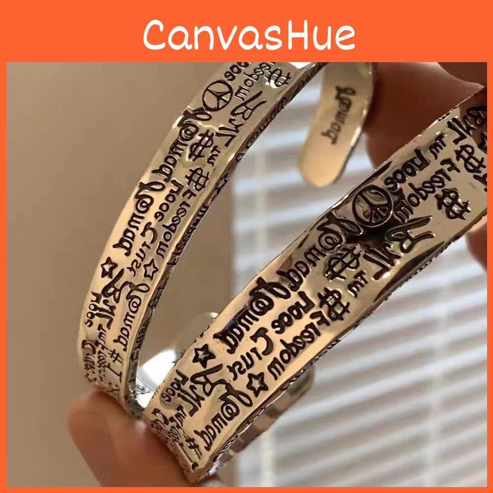 Graffiti Vintage Stylish Bracelet Unisex Allmatch Design Feel Highend