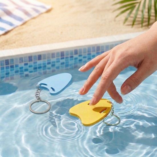 Keychain Pendant Swimming Board Shape Sports Style Bag Charm Mini Float Key Pendant Summer