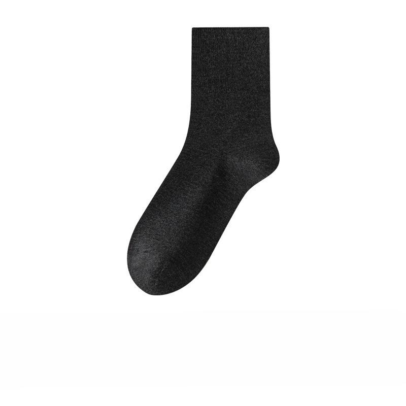 Men's Autumn and Winter Thickened Heating Yarn Men's Mid-calf Socks Loose Non-tight Cotton Socks Warm Long Socks Men