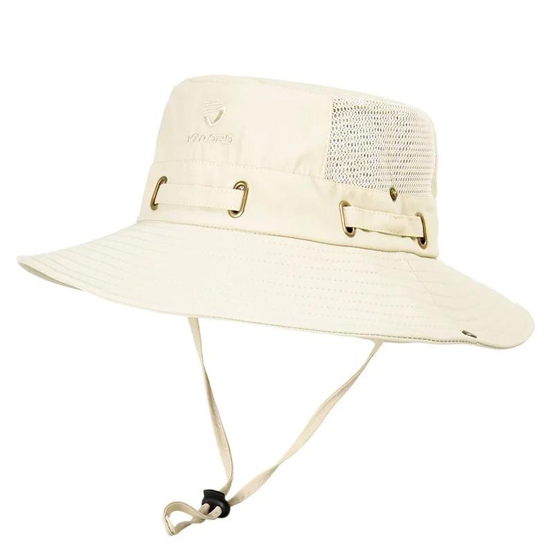 Fisherman Hat Men and Women Mesh Holes Breathable Outdoor Fishing Mountaineering Sun Hat Casual Summer New Style