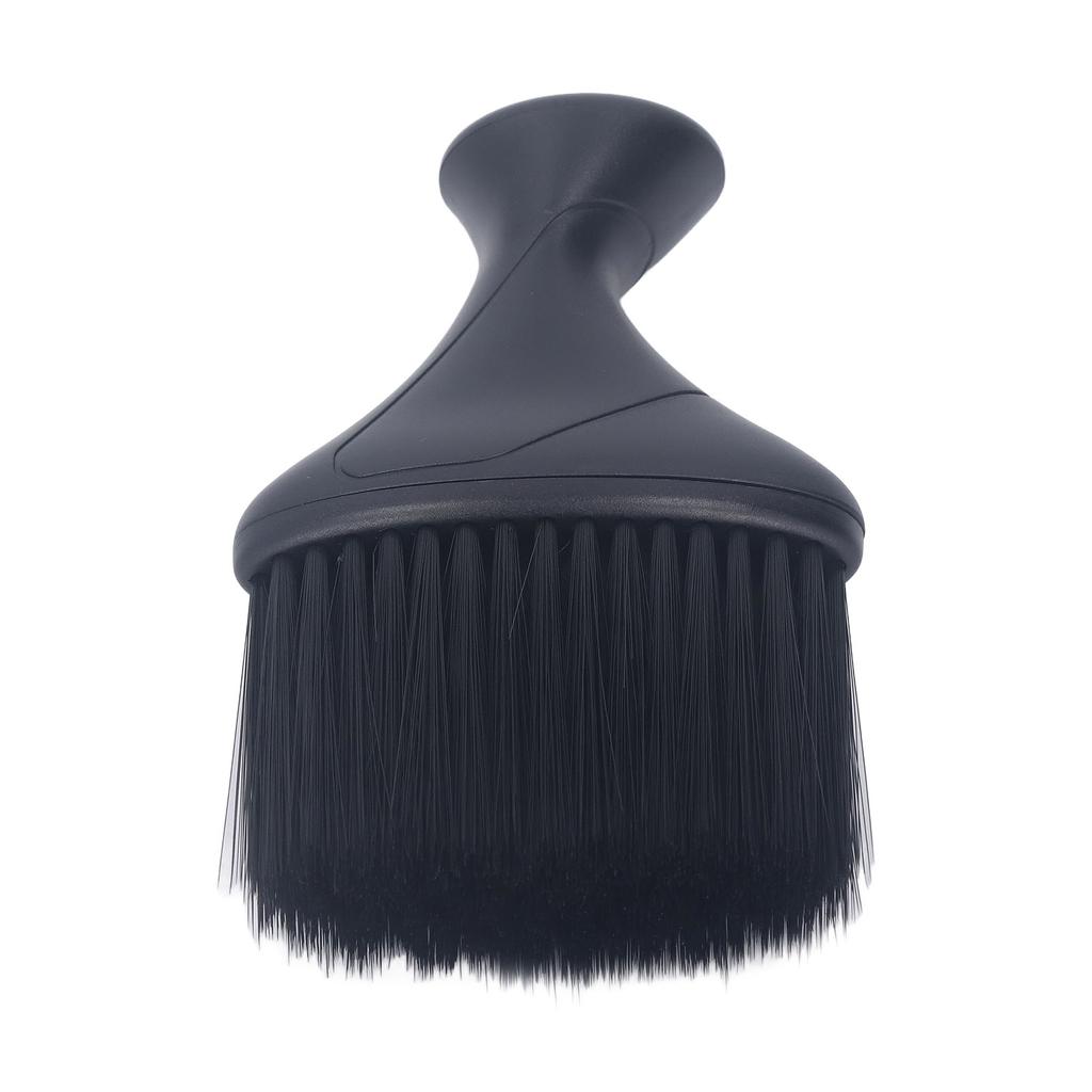 Neck Duster Cleaning Brush Black Oblate Neck Hairbrush Soft Nylon Barber Duster Brush