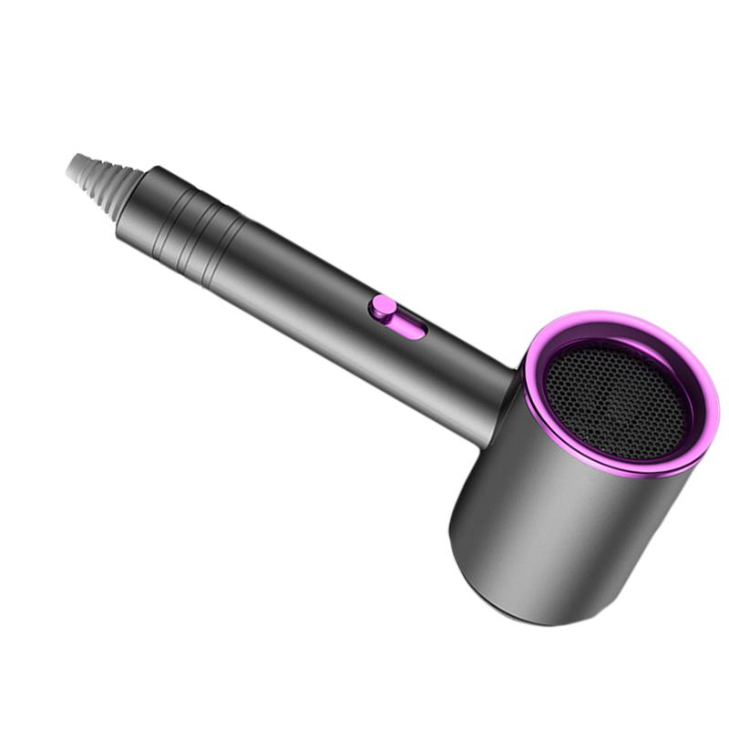 Hårtørker Mute 360 graders roterbar dyse Hurtigtørkende ABS PP bærbar hårføner for hjemmesalong