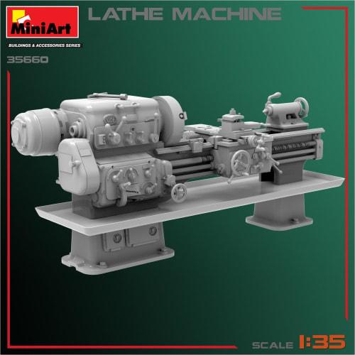 Miniart 1/35 Lathe Plastic Model MA35660