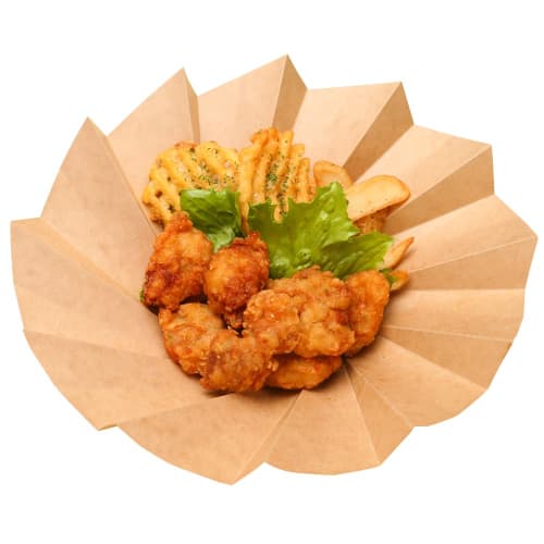 Artnap Disposable Origami Cups, Brown, 12.5 x 8.5 x 10cm, AMOK003, Pack of 20