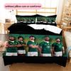 Springboks Pattern Bedding Home Decoration Birthday & Festival Gift (1 * Duvet Cover + 2 * Pillowcase, Without Core)