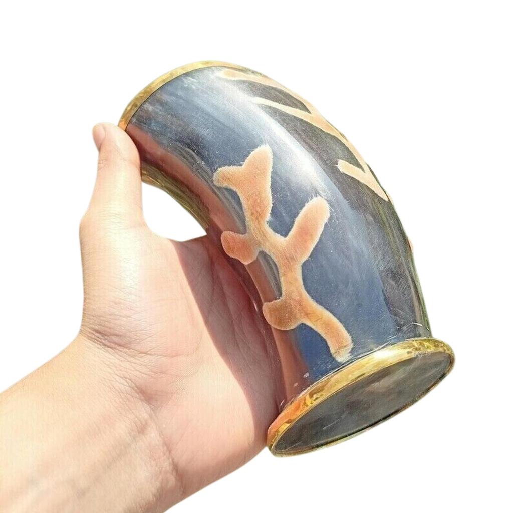 2 ks Personalizované Vlastní Poháry Viking z Volského Rohu Přírodní Vánoční Dárek