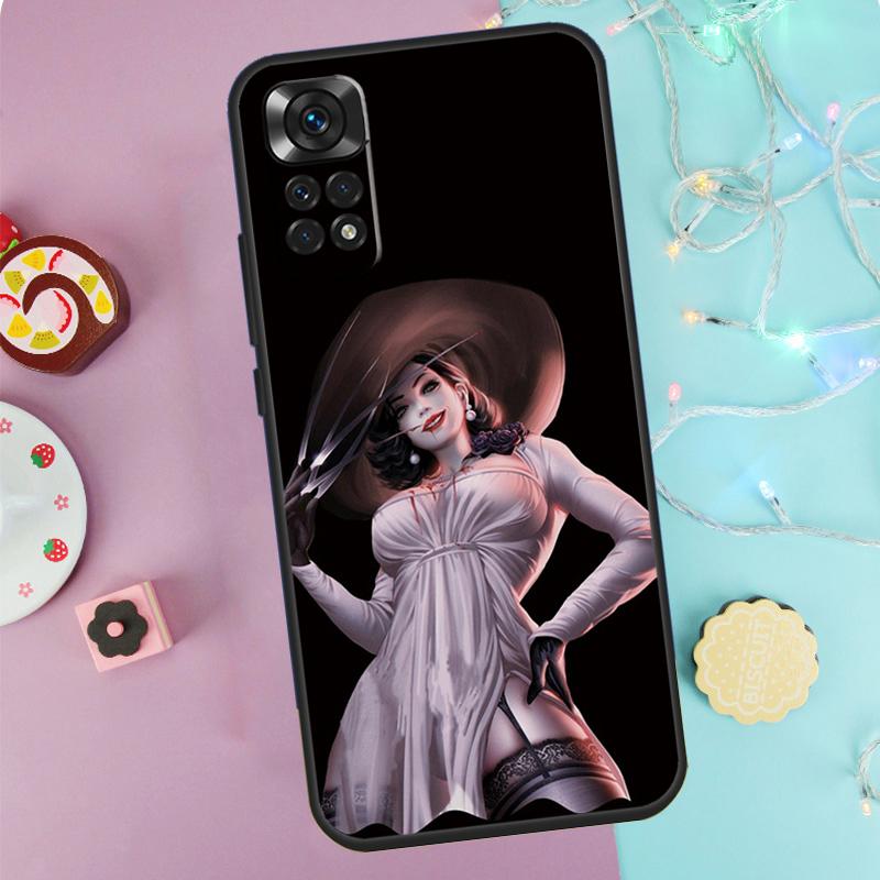 Sexy Lady Dimitrescu Daughters Case For Xiaomi Redmi Note 14 13 9 10 11 12 Pro 9S 10S 11S 12S Redmi 13C 10C 12C 14C Cover