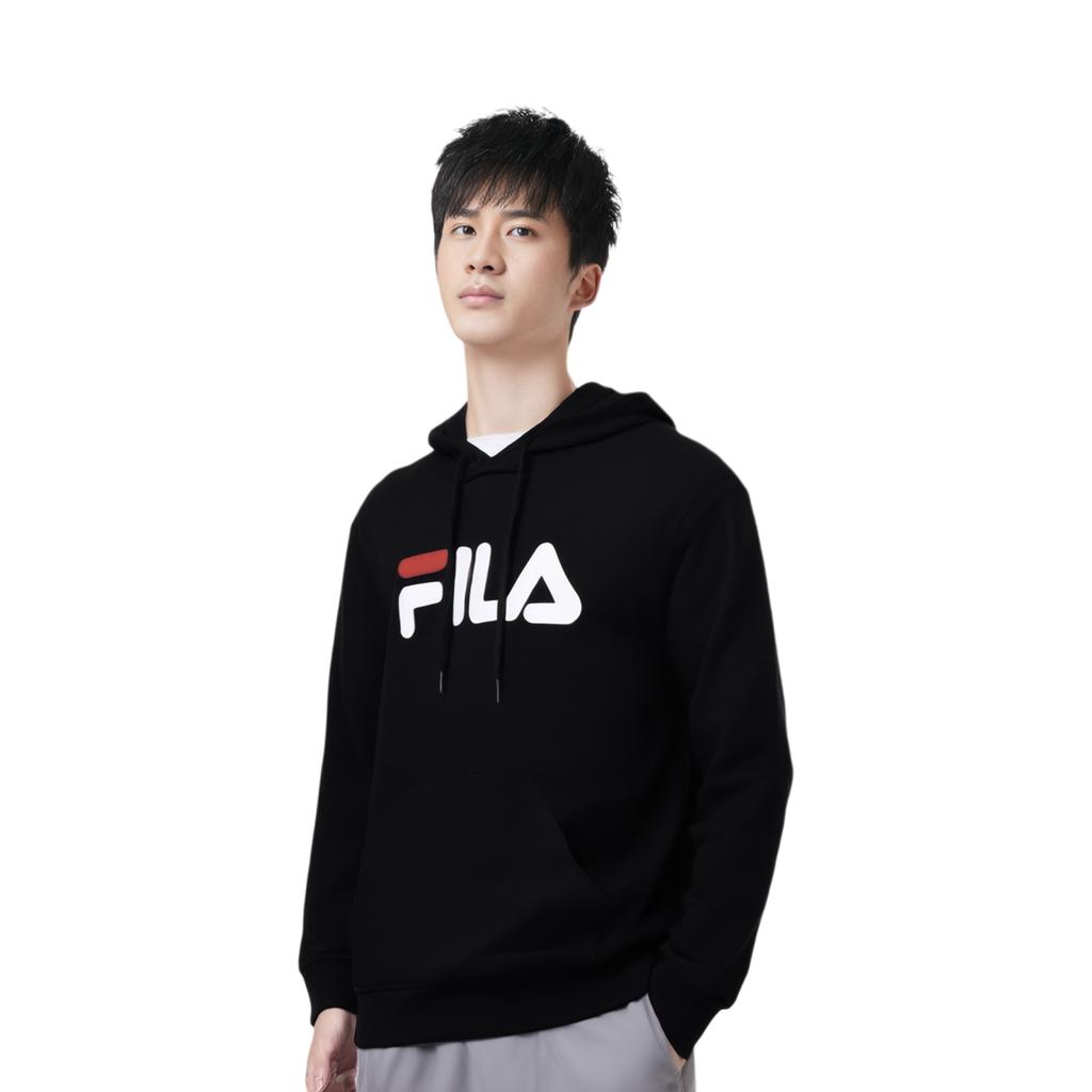 Fila Kapuzenpullover Unisex Schwarz Mit Kapuze Moderat FS2POC3102X-BLK