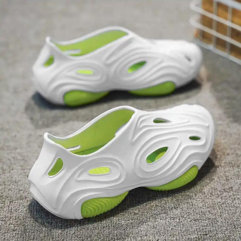 Fashion In The Forest Rubber Sole Resort Sandals Slippers Men's Shoes Large Sizes 50 Flip Flops For Shower Sneakers Sport Raning