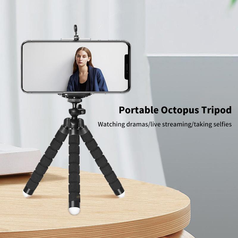 Statieven Voor Telefoon Mobiele Camera Houder Clip Smartphone Monopod Tripe Stand Octopus Mini Statief Statief Voor Telefoon