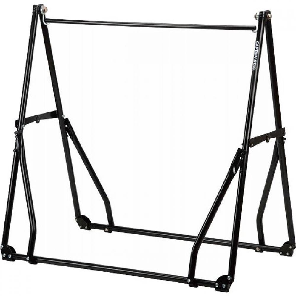 Captain Stag Ud 2019 [steel Pole 3 Way Hammock Set With Storage Bag  Green Blue]