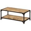 Day and Night - Day and Night Solid Rough Mango Wood Coffee Table 90x45x35 Cm