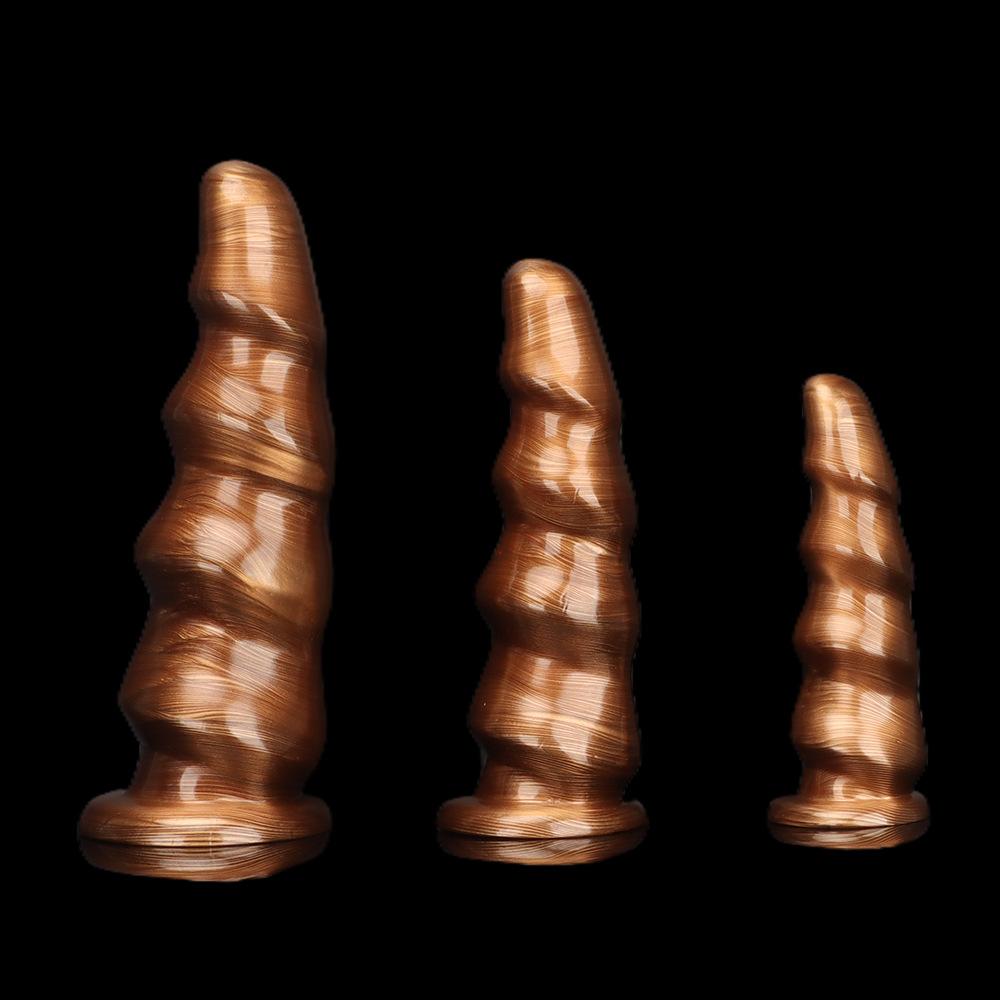 Gemischte Farbe PVC Dildo Buttplug Analmasturbatoren Sexspielzeug Realistischer Penis Strap-on Schwanz Fisting