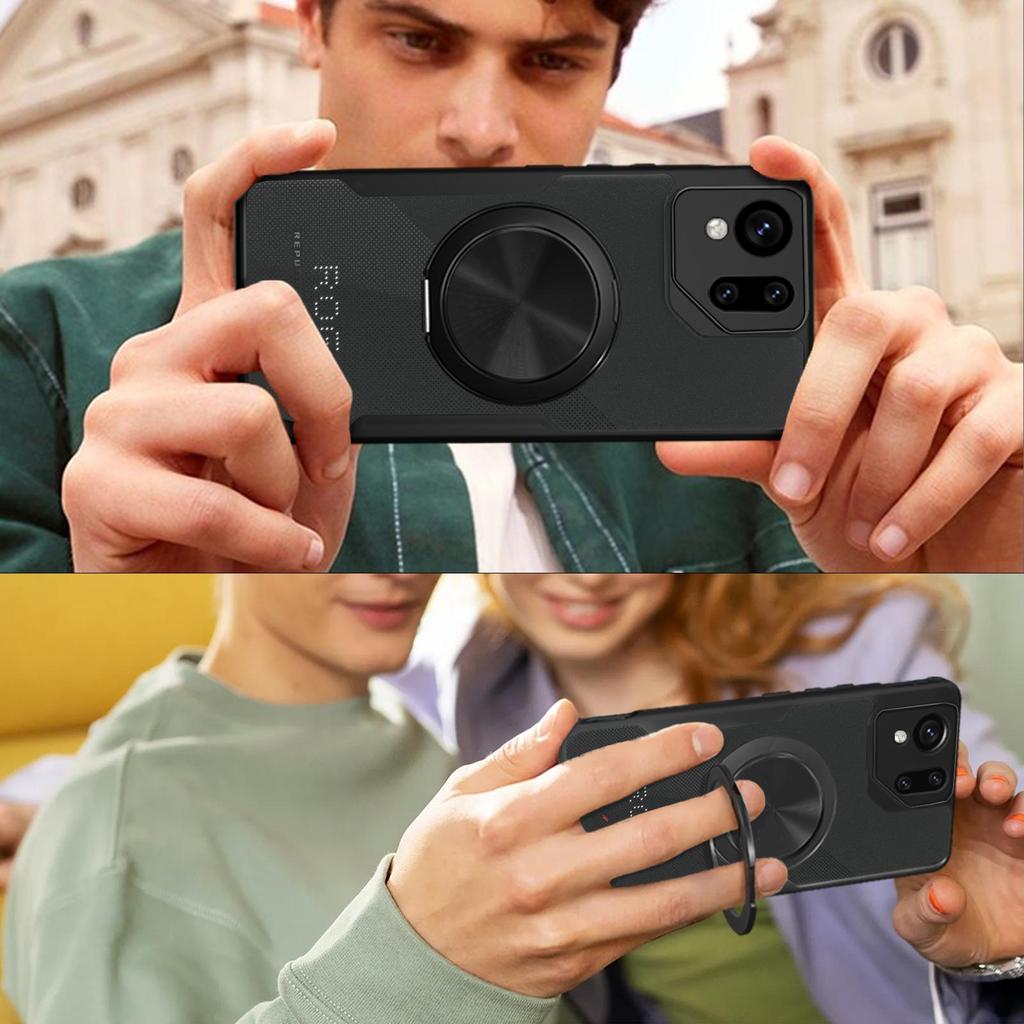 Magnetic Phone Case For ASUS ROG Phone 8/9 With 360° Stand Lens Protection Heavy Duty Anti-Drop Armor Cover