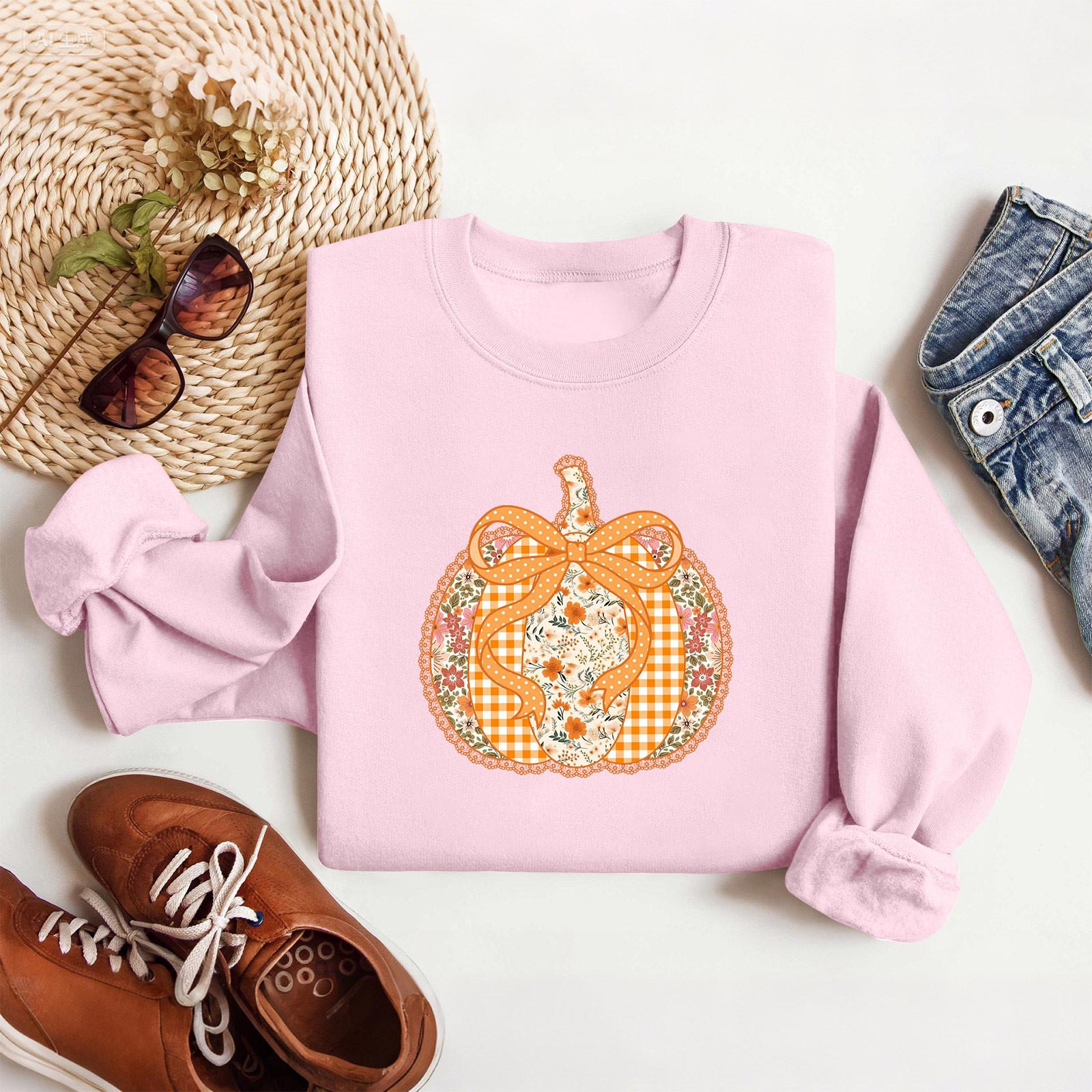 

Женские топы Женский свитшот с длинным рукавом Повседневный с круглым вырезом Свободного кроя Пуловер Флисовые топы S розовый