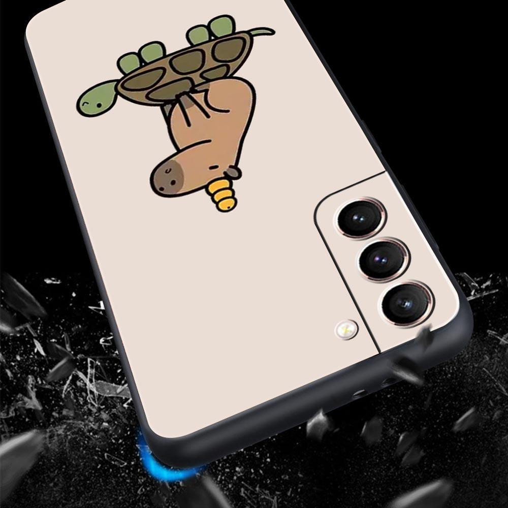 Süße Capybara Handyhülle für Samsung Galaxy S24 S23 S22 Ultra S20 S21 FE 5G S10 S9 Plus S10E S8 S7 Edge Weiche Silikonhülle