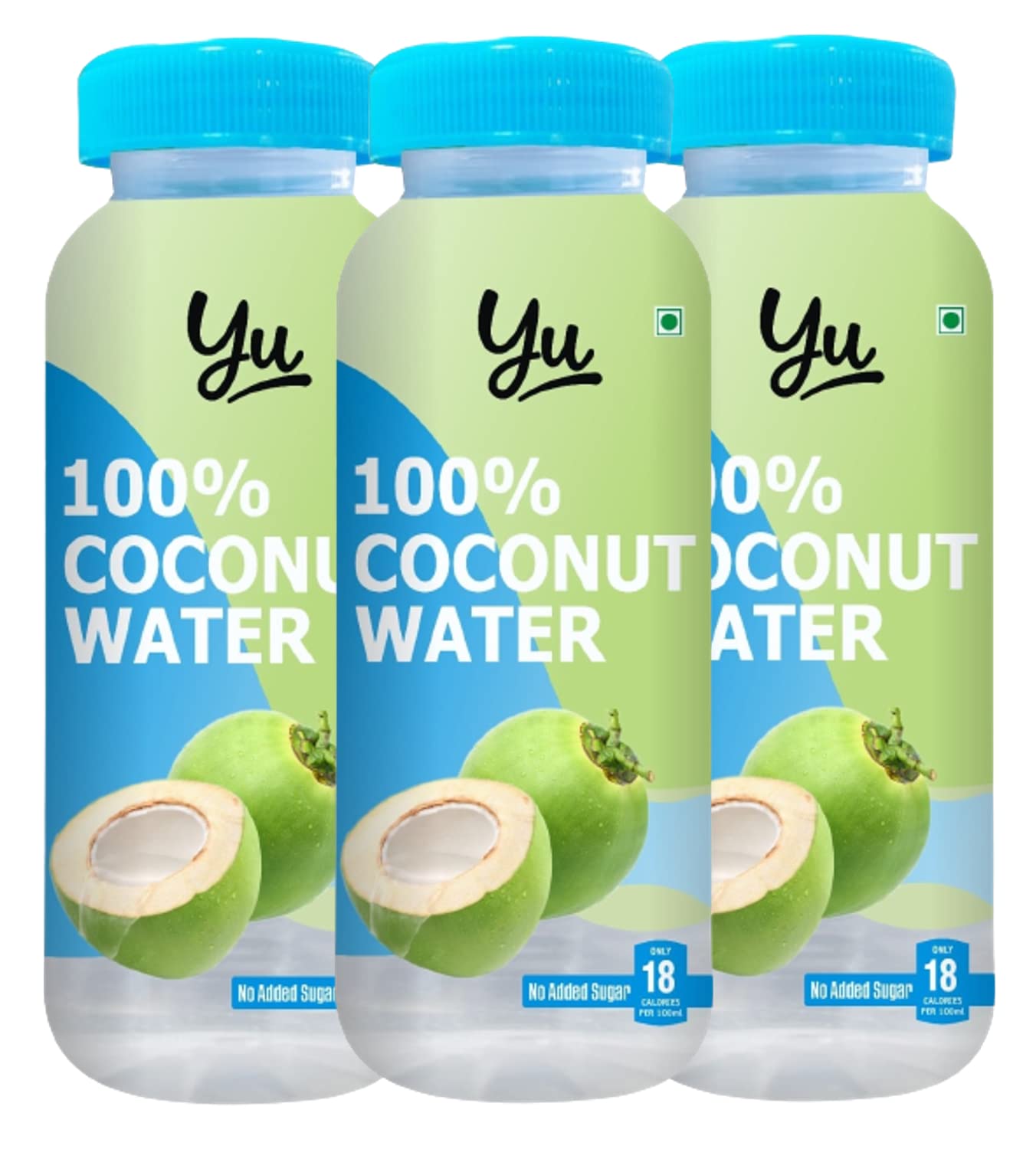 Yu Foodlabs - 100% Natural Coconut Water - Zero Preservatives - No Added Sugar - 200Ml (Pack Of 3)
