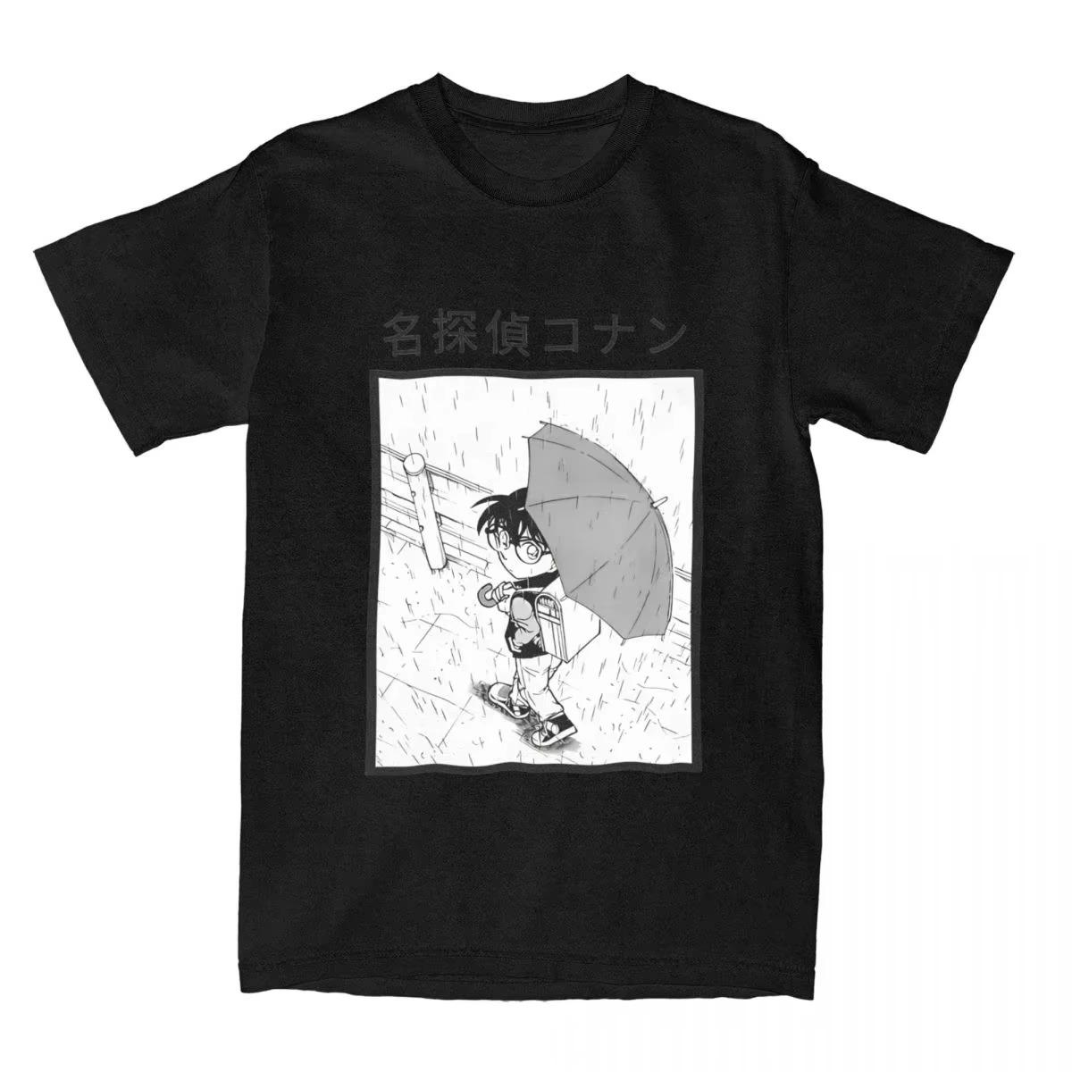 

Detective Conan Edogawa Conan Manga Panels T-Shirt, Unisex Mystery Anime Streetwear Tee, 100% Cotton Casual Short Sleeve Top XL бежевий