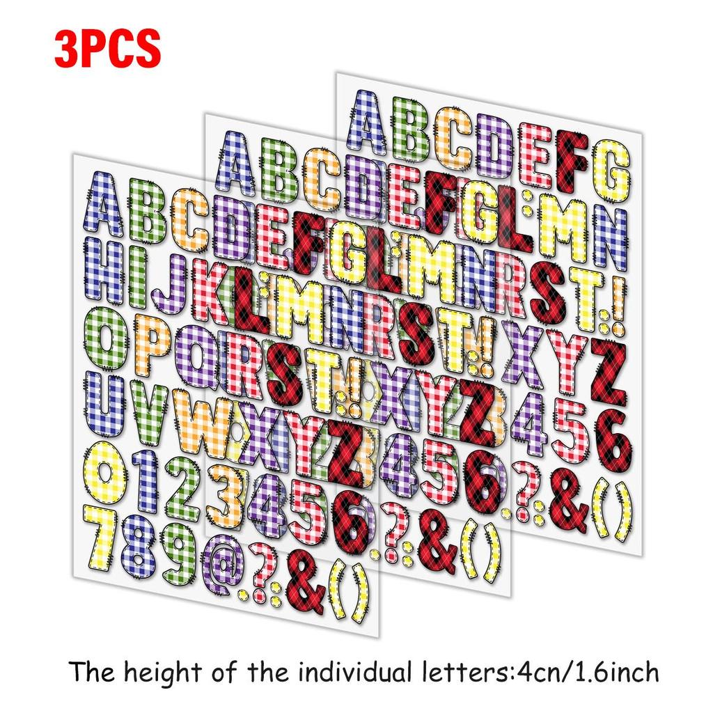 Precious letter stickers A-Z 0-9, suitable for clothing and DIY stickers. Easy to cut. Can be printed on bags and baby T-shirts