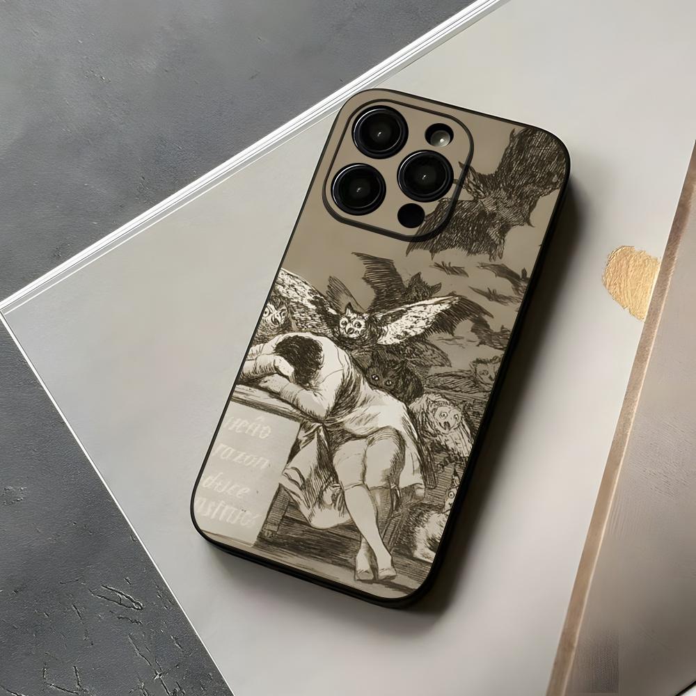 Spain Francisco Goya Art Phone Case For Iphone 15 16 12 14 Se 2020 2022 Pro Excellent Max 11 13 Xr X Xs Plus Funda Shell Cover