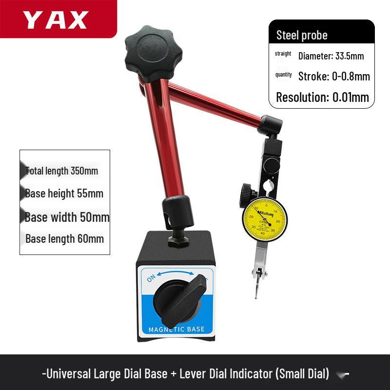 High Precision Dial Indicator Set with Magnetic Base and Lever Calibrator by Shangchen