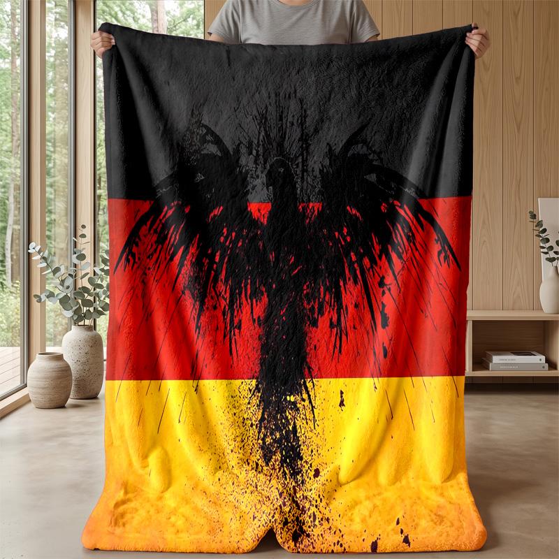 Germany national football team Theme blanket Soft Flannel Blanket Plush Throw Blanket Cozy Sofa Bed Blanket for Home Decor