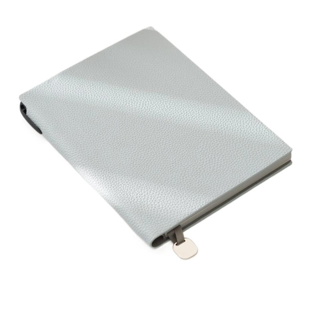 Litchi Leather Leather Notebook A5 Meeting Record Book Subject Notebook Business Notepad Student синий