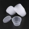 50-100Pcs Clear Plastic Sauce Jars with Lids Small Sauce Cup Disposable Food Containers Sauce Pots for Kitchen Food Storage