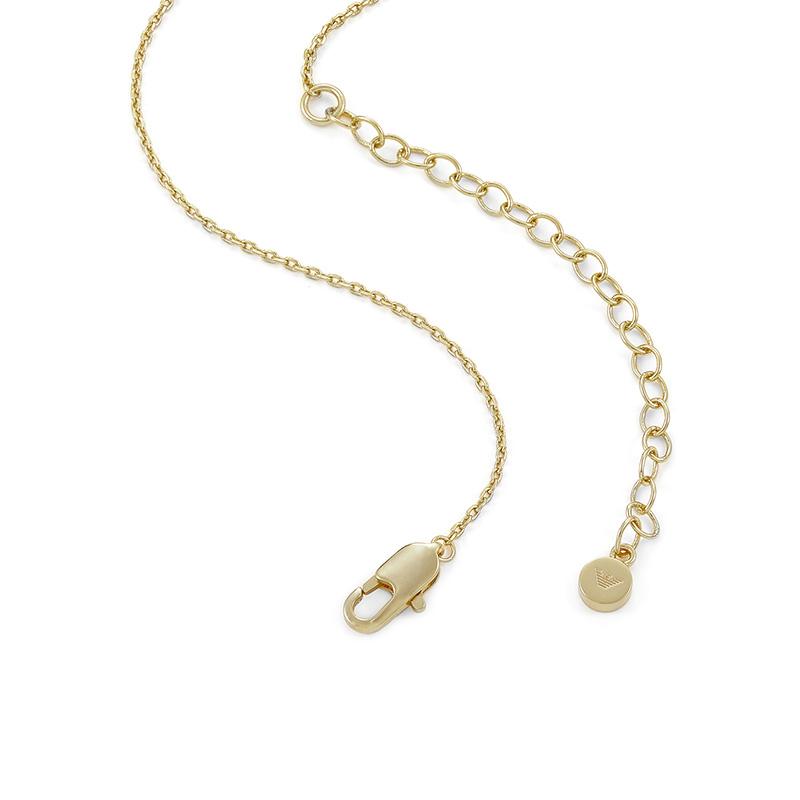 Emporio Armani Water Drop Pendant Elegant Luxury Freshwater Pearl Necklace Women necklace Gold White EGS3117710