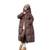Thickened Down Cotton Jacket Women's Long Knee-length Korean Version Loose Cotton Jacket Bread Jacket Winter New Padded Jacket Jacket