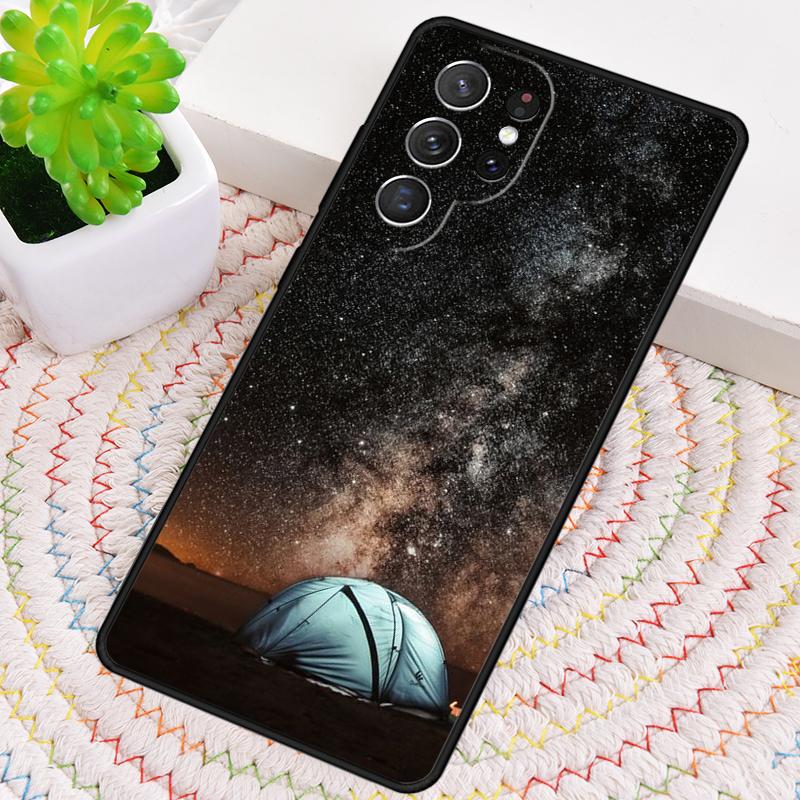 Camping Nature Mountain soft Phone Case for Samsung Galaxy note 10 pro S26 Ultra S23 S24 FE S25 S21 S22 PLUS shockproof Cove