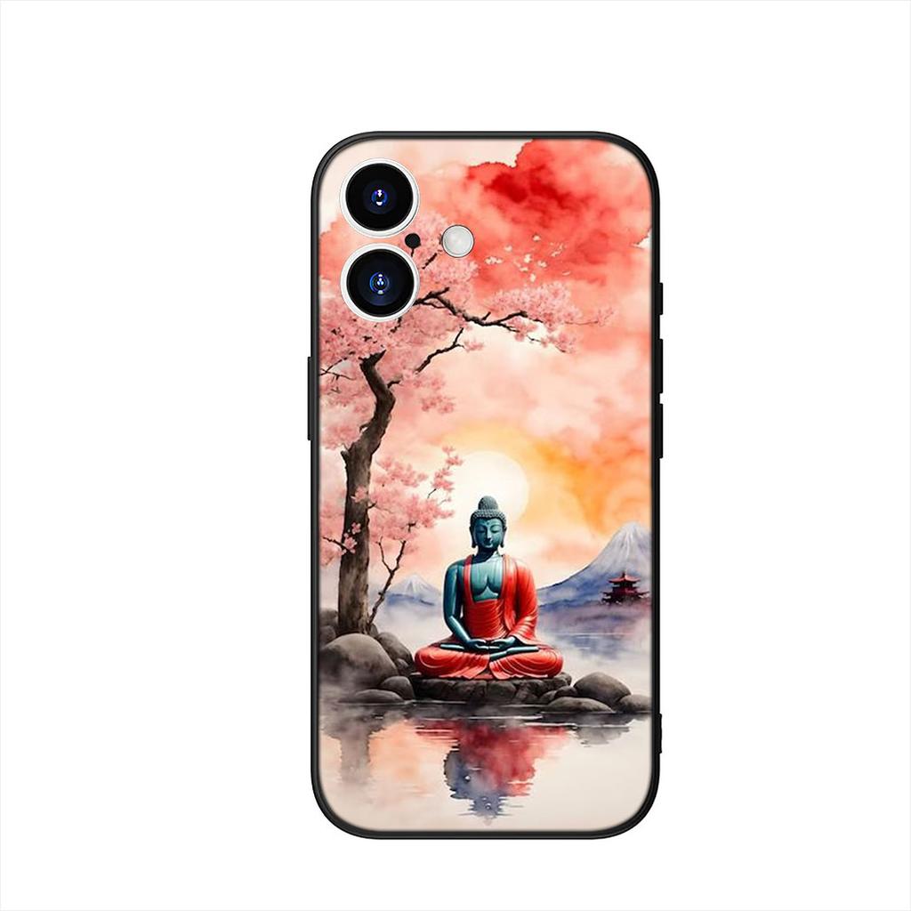 Lord Buddha Wallpaper Lotus Flower Case for Motorola Moto Edge 70 60 Fusion 40 NEO 20 Pro G Stylus G56 G96 G71 G73 G42 G51 G52