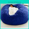 Color Large Solid Soft Plush Portable Living Room Lazy Sofa Cover Bean Cover Bag