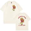 French Fries Good Vibes Printed Womens Tshirt Fashion Trend Top SpringSummer Pure Cotton Unisex Short Sleeve Tshirt