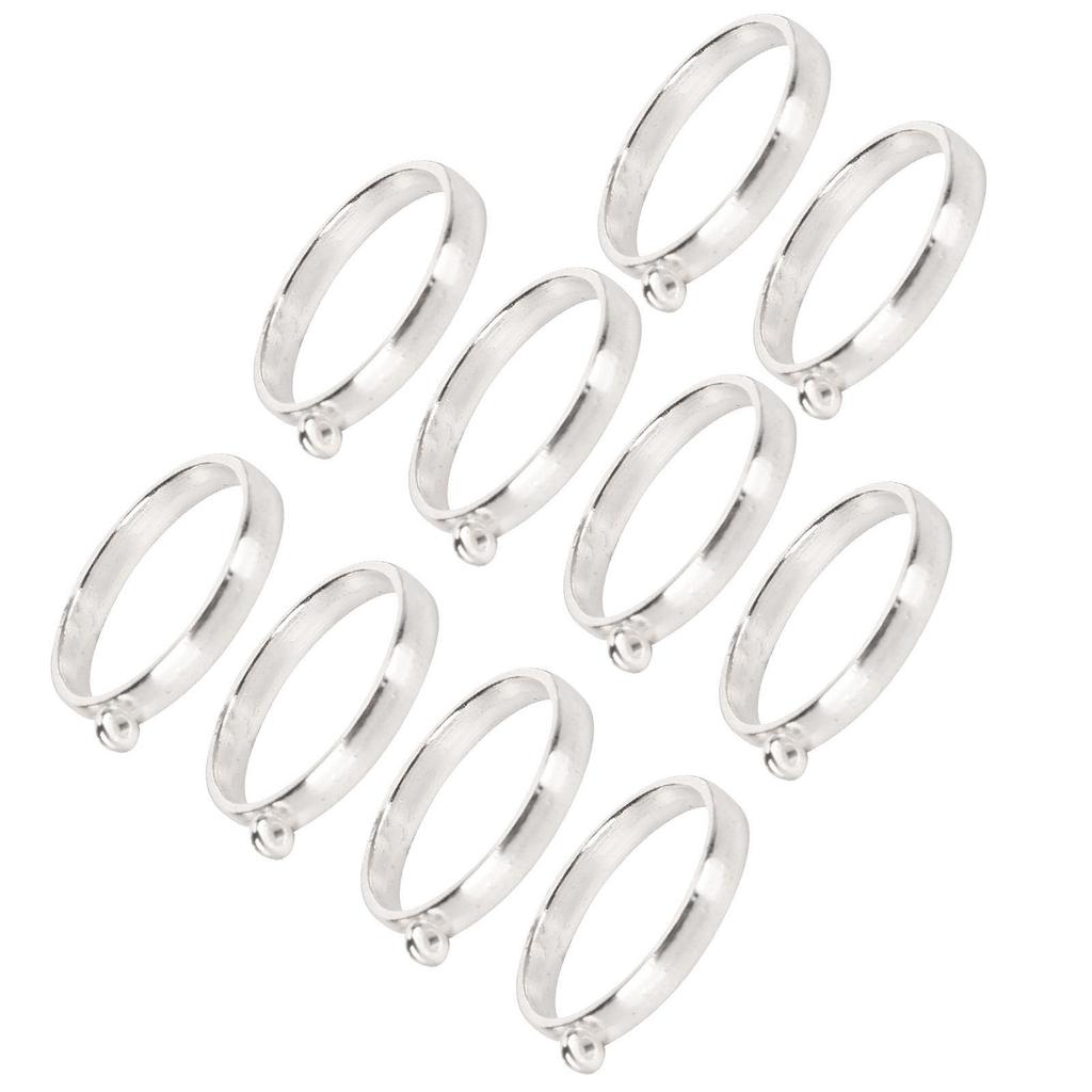 10PCS Round Hollow Frame Pendants for   Jewelry Making Findings Crafting Supplies