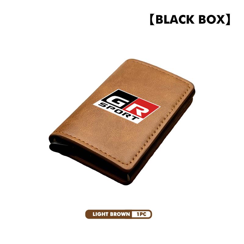For Toyota Men's Car Anti Magnetic Anti Theft Storage Bag ID Credit Card Wallet Crown Yaris Corolla Prius Auris CHR Avalon GR