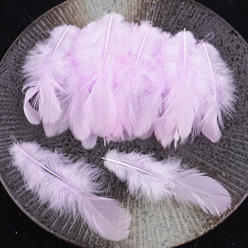 Mixed Color Chicken & Peacock Feathers for DIY Ornaments, Handicrafts, and Handmade Clothing Accessories.