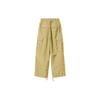 Ss24 Womens Jet Cargo Pant Loose Fit Square Label Straight Leg Zipper Fly Work Pants Women Pants Yellow I032260-1YK-02